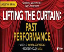 Lifting the Curtain: Past Performance